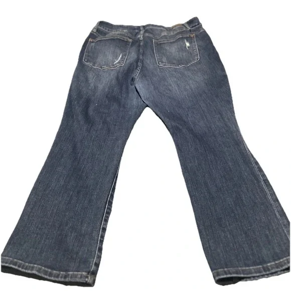 Judy Blue High Rise Distressed Straight Jean Stretch Plus Size 18W - Picture 8 of 9